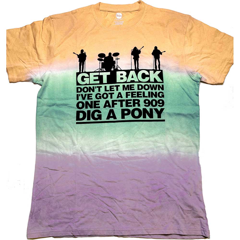 The Beatles Get Back Gradient (Dye-Wash) T-Shirt