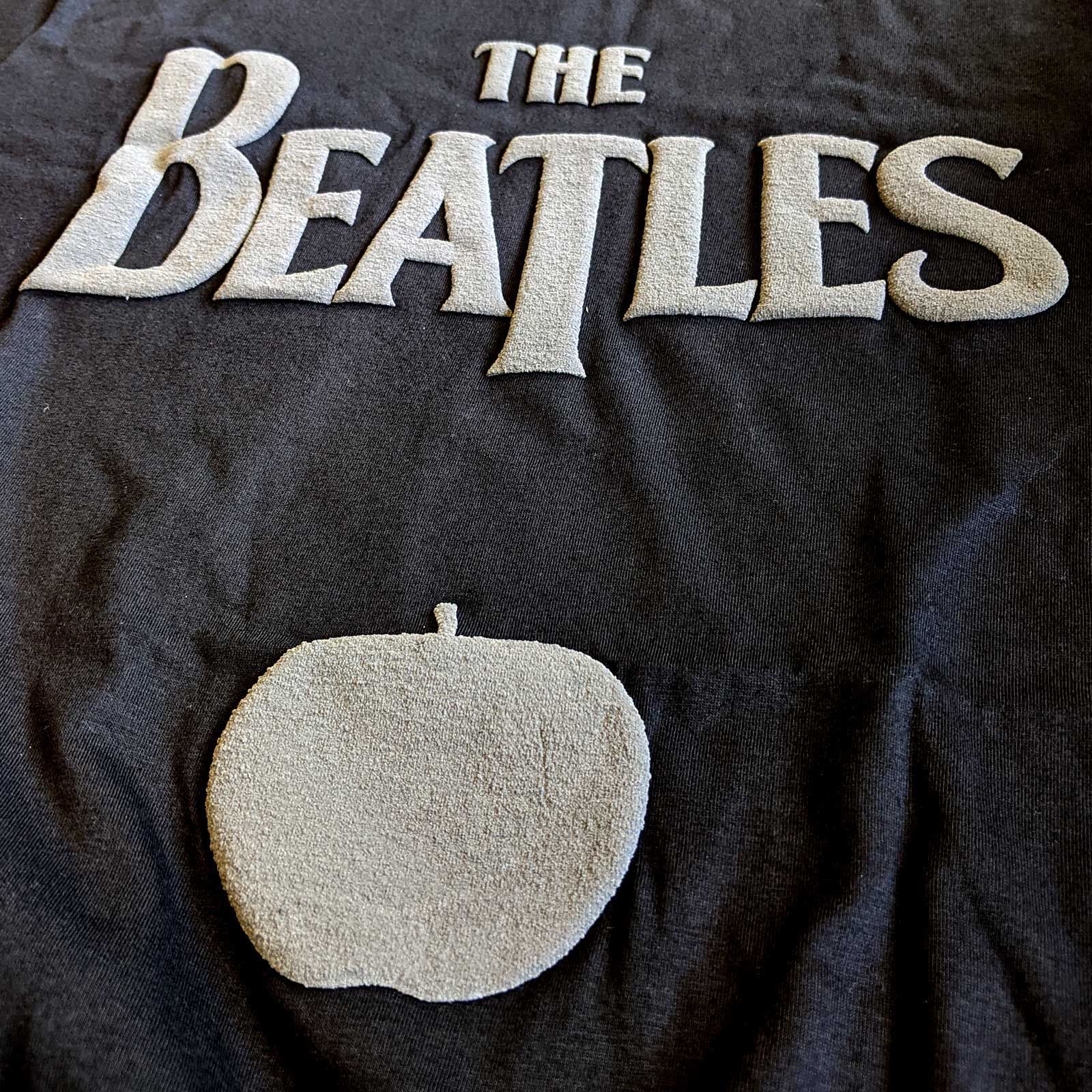 THE BEATLES HI-Build T-Shirt, Logo &amp; Apple