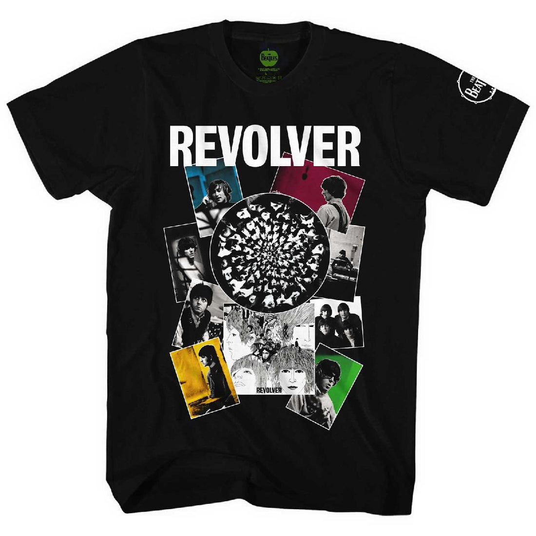 THE BEATLES Attractive T-Shirt, Revolver Montage