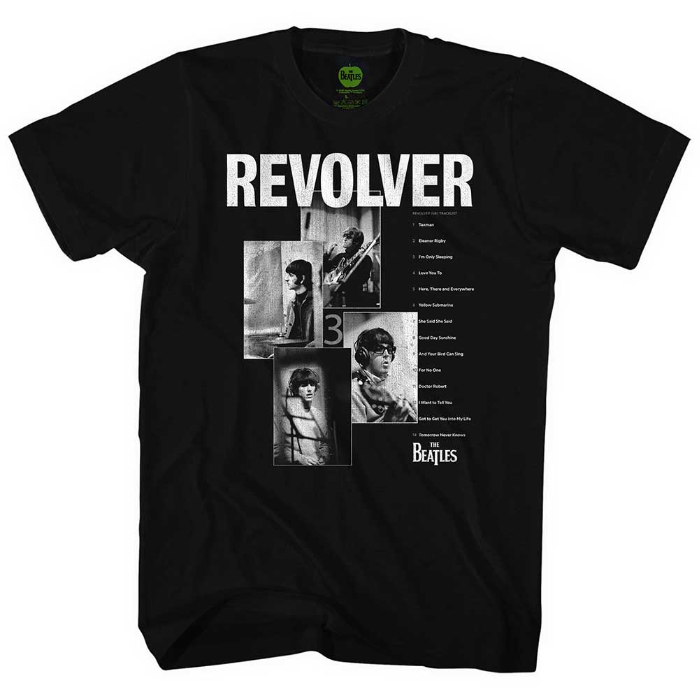 THE BEATLES Attractive T-Shirt, Revolver Tracklist