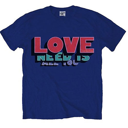 THE BEATLES Attractive T-Shirt, All You Need Is Love