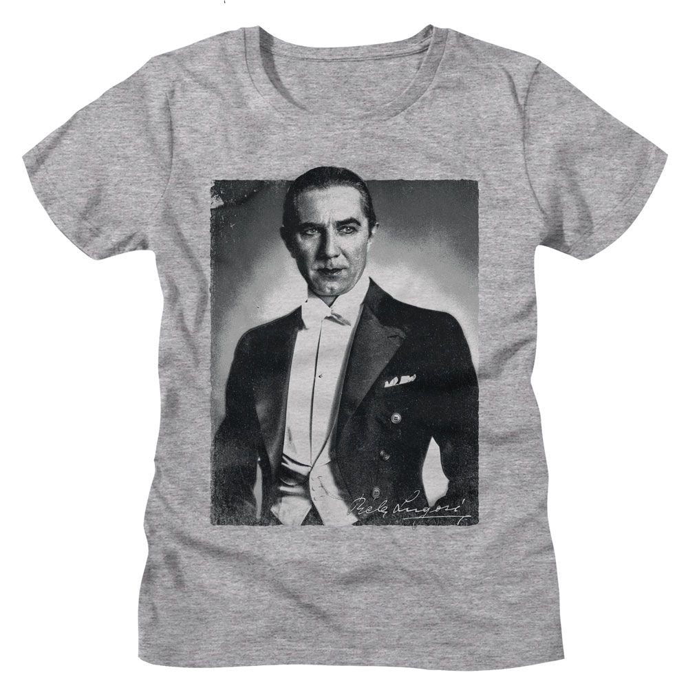 Women Exclusive BELA LUGOSI T-Shirt, Bw Portrait