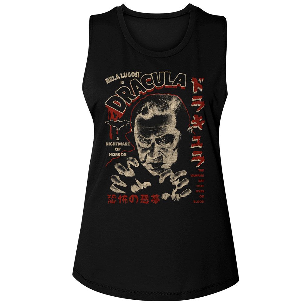 BELA LUGOSI Tank Top, Kanji Dracula