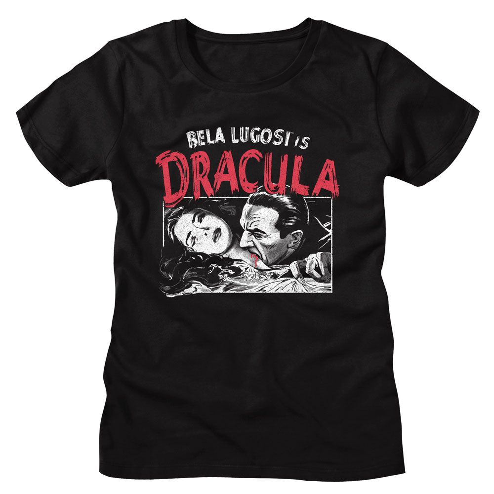 Women Exclusive BELA LUGOSI T-Shirt, Dracula Feeding