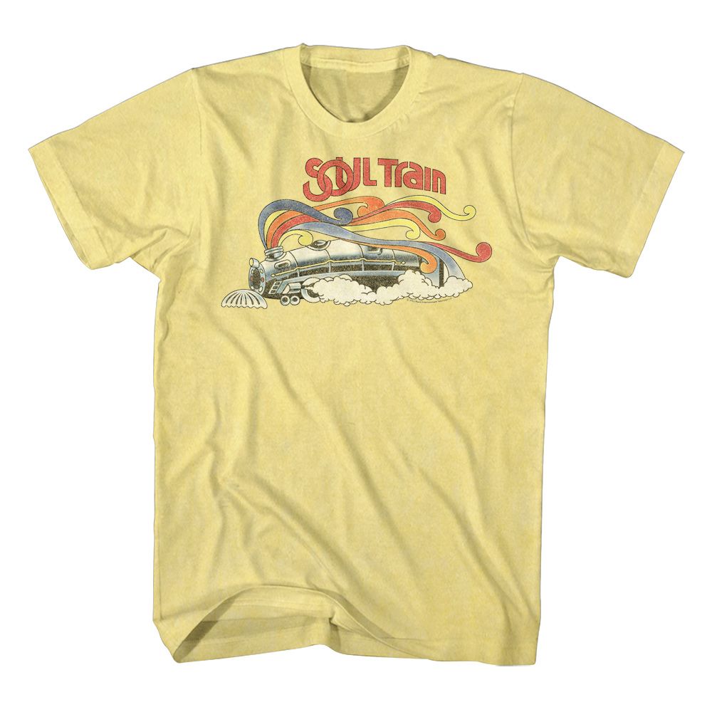 SOUL TRAIN Eye-Catching T-Shirt, Faded