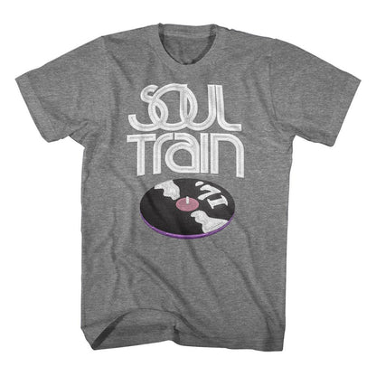 SOUL TRAIN Eye-Catching T-Shirt, Faux Embroidery