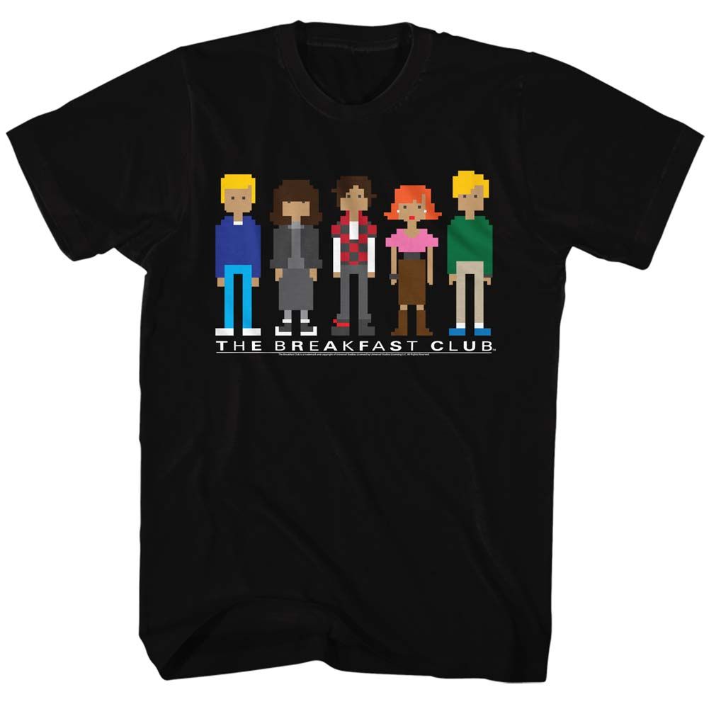 BREAKFAST CLUB Famous T-Shirt, Pixels