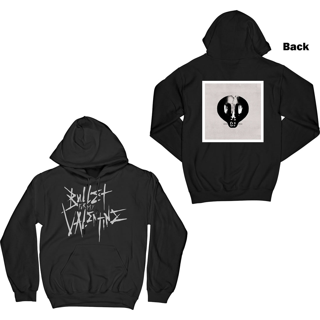 BULLET FOR MY VALENTINE Attractive Hoodie, Large Logo &amp; Album