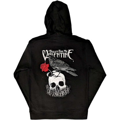 BULLET FOR MY VALENTINE Attractive Hoodie, Logo &amp; Raven