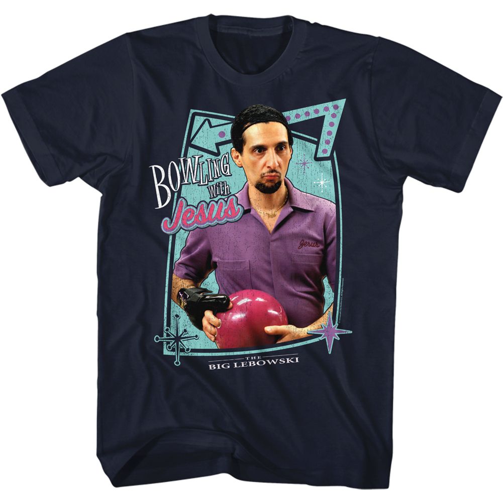 THE BIG LEBOWSKI Famous T-Shirt, Bowling With Jesus