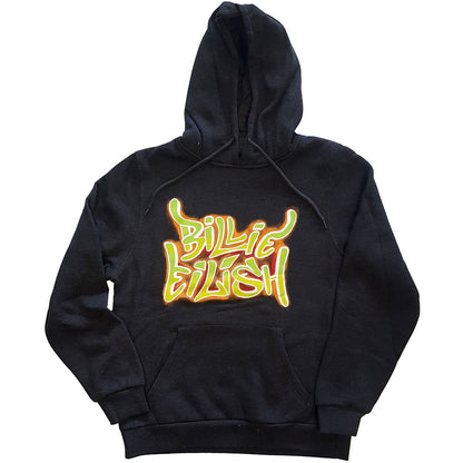 BILLIE EILISH Attractive T-Shirt, Airbrush Flames Blohsh