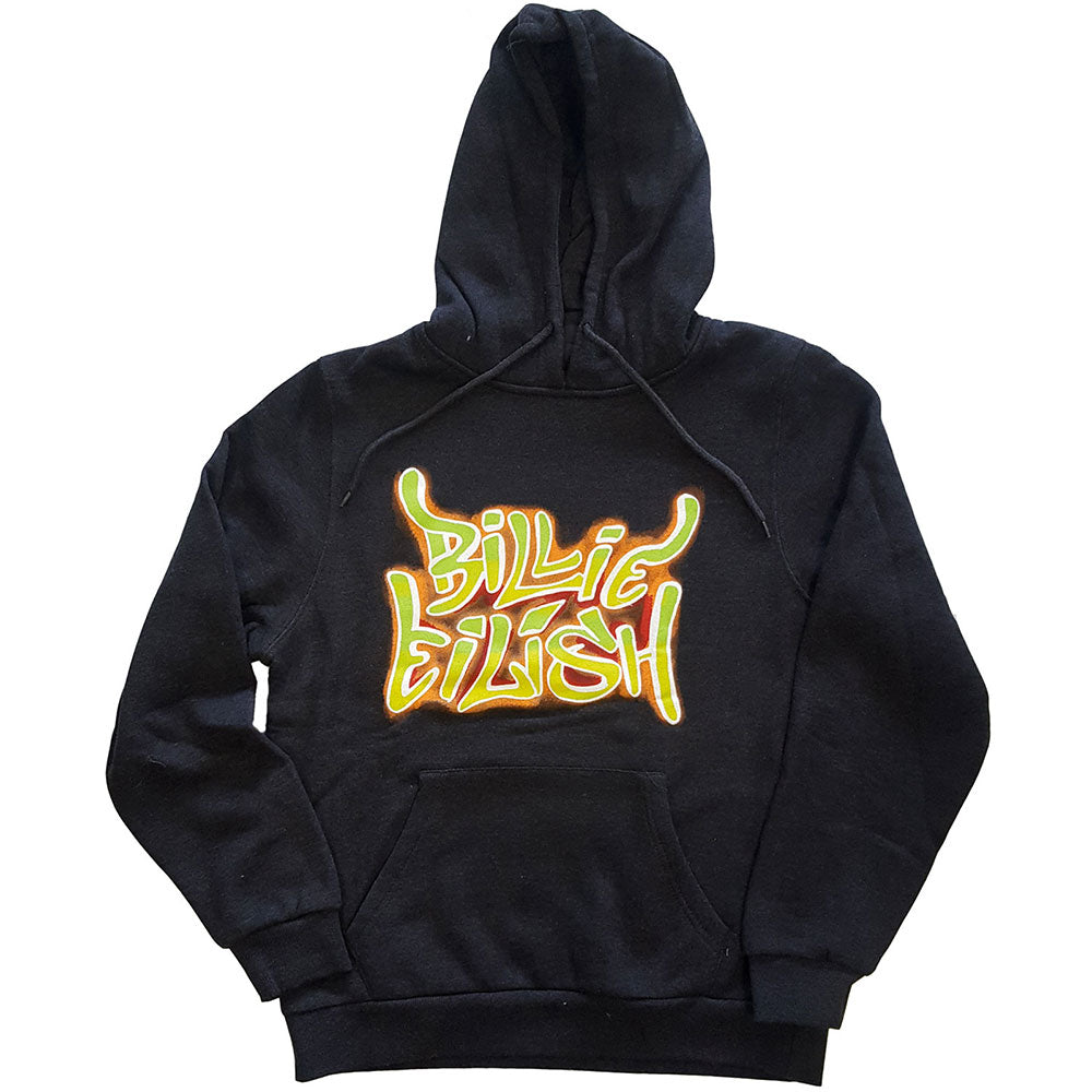 BILLIE EILISH Attractive T-Shirt, Airbrush Flames Blohsh | Authentic ...