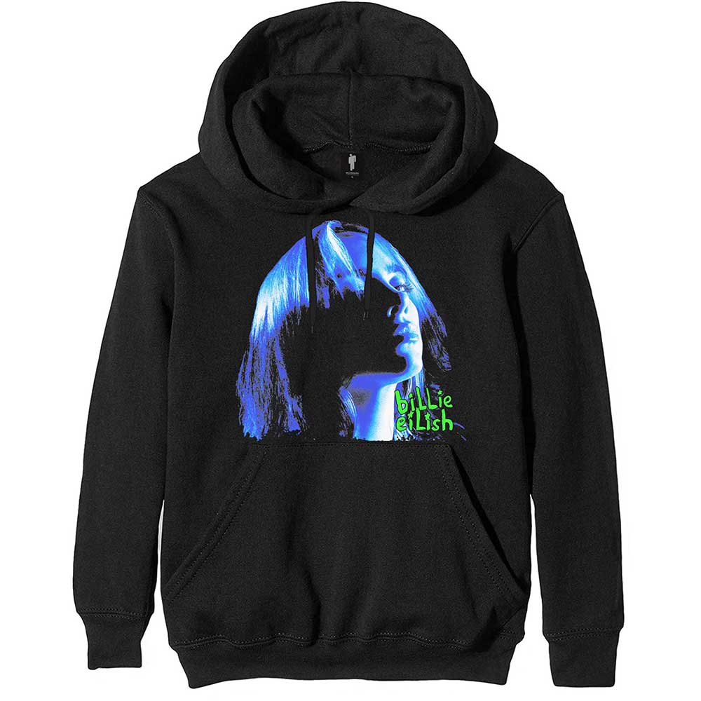 BILLIE EILISH Attractive T-Shirt, Neon Shadow Blue