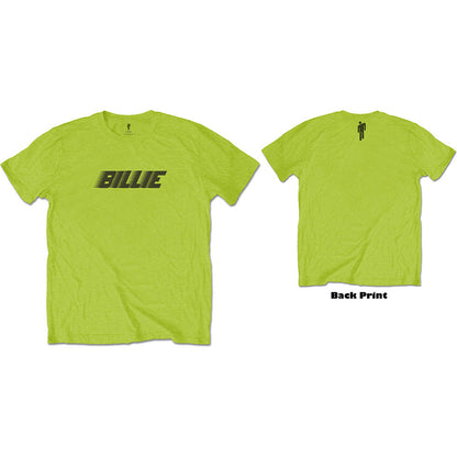 BILLIE EILISH Attractive T-Shirt, Racer Logo &amp; Blohsh