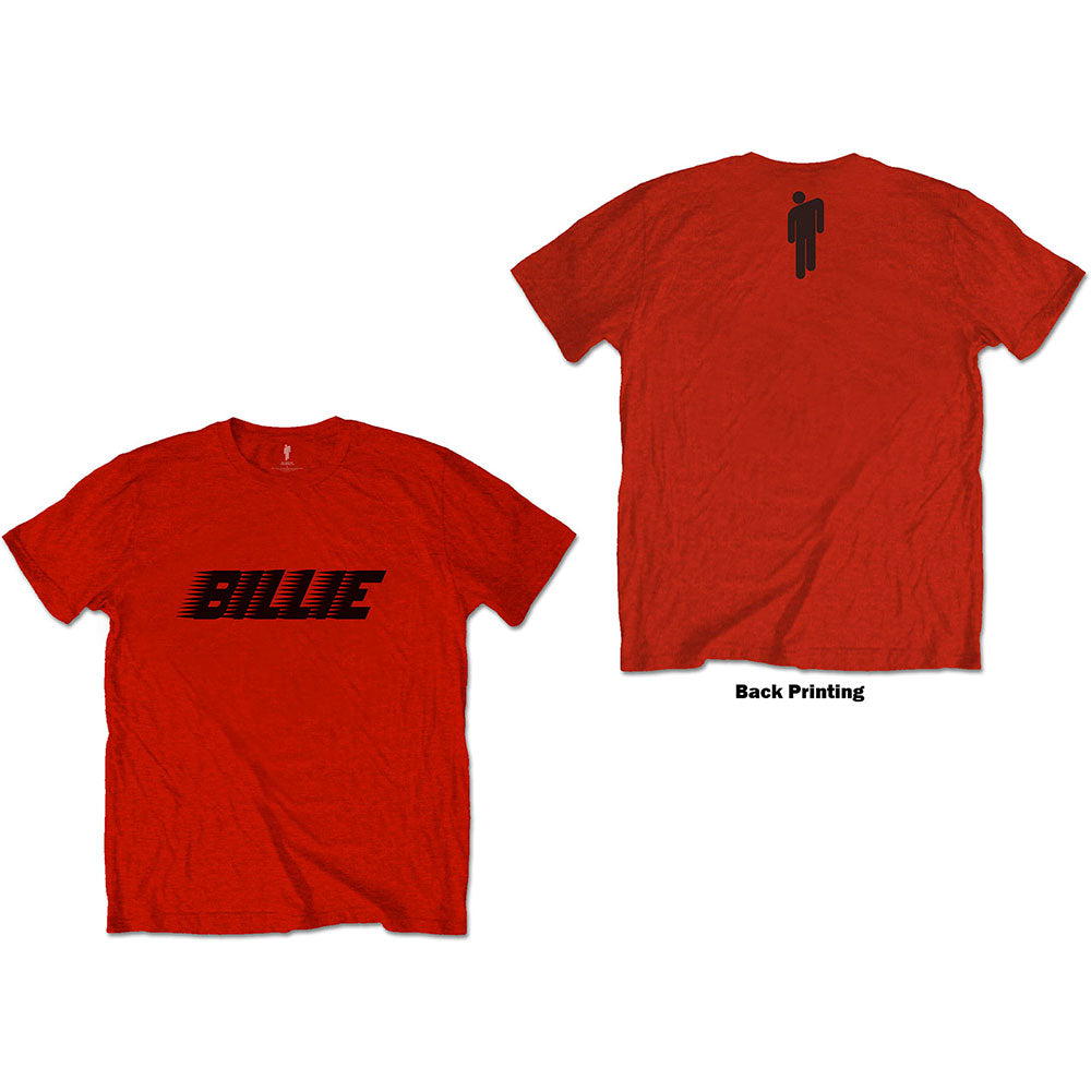 BILLIE EILISH Attractive T-Shirt, Racer Logo &amp; Blohsh