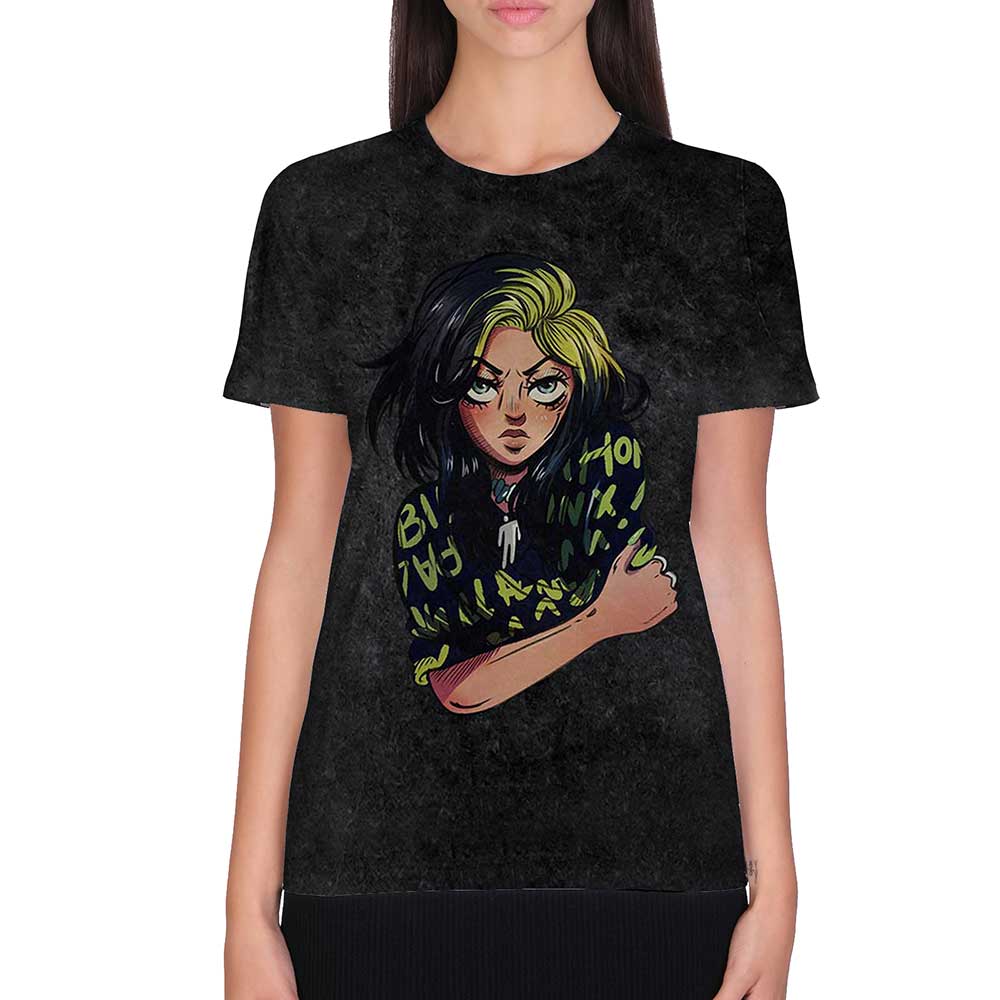 BILLIE EILISH Attractive T-Shirt, Anime Billie