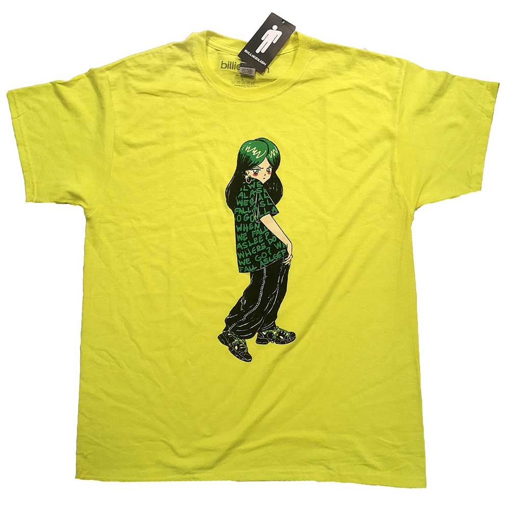 BILLIE EILISH Attractive T-Shirt, Anime Billie