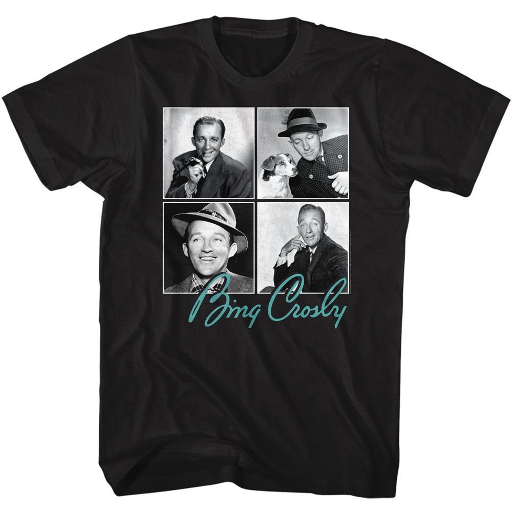 BING CROSBY Eye-Catching T-Shirt, 4 Square