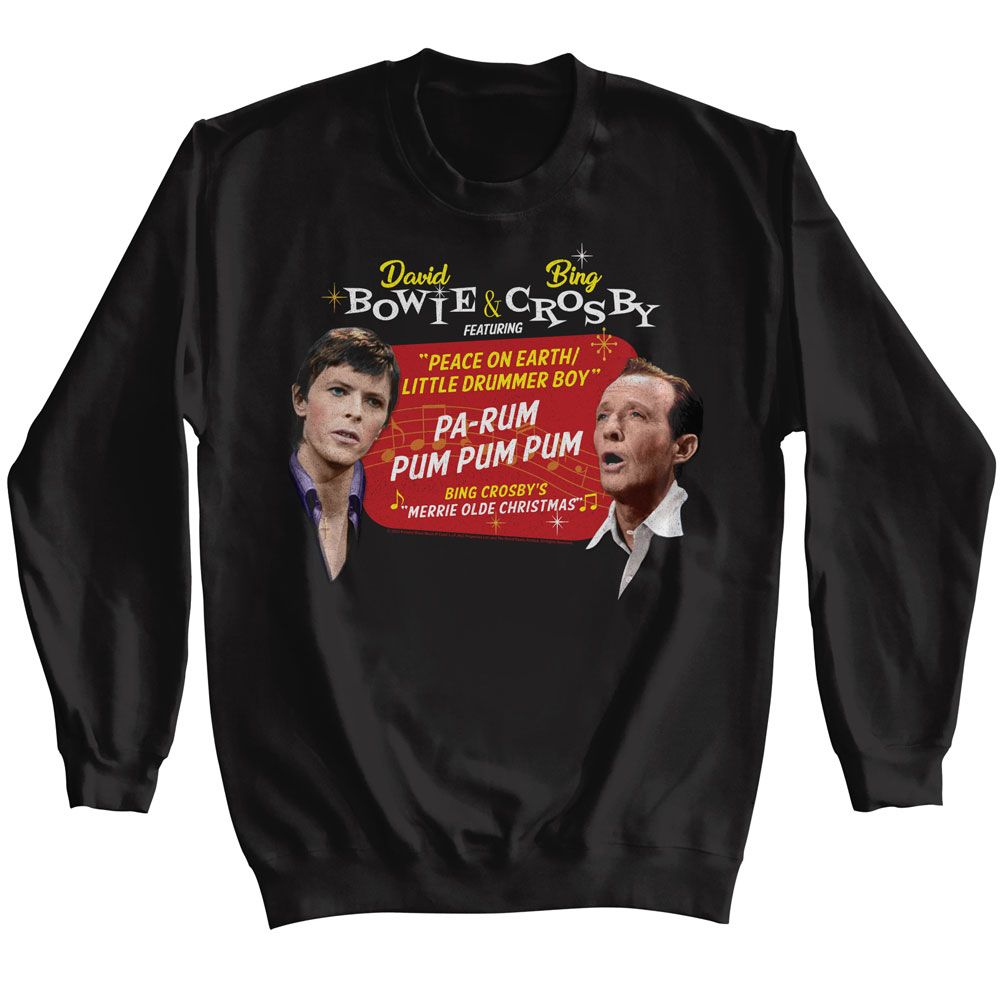 Premium BING CROSBY Sweatshirt, David Bowie And Crosby Pa Rum