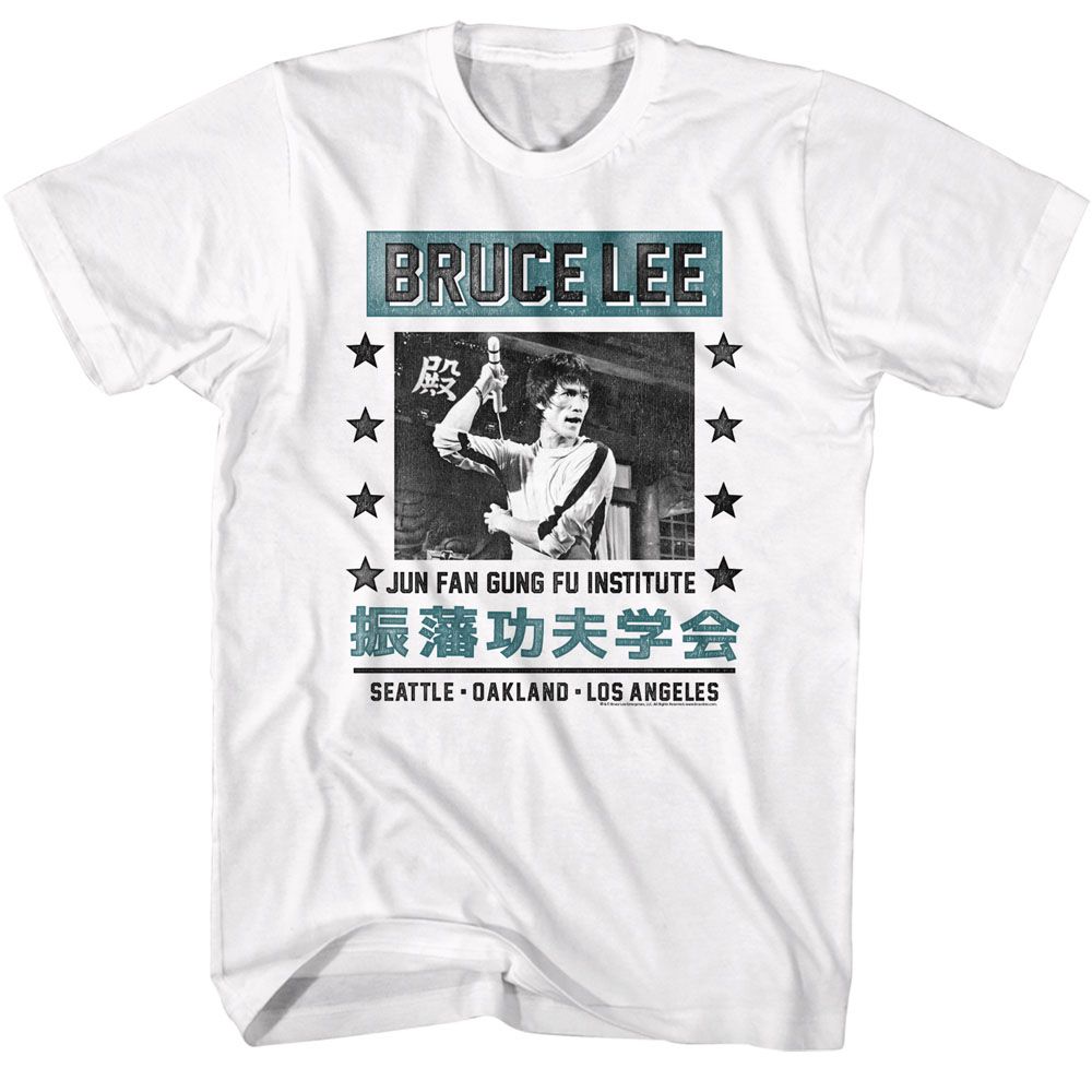 BRUCE LEE Glorious T-Shirt, Jun Fan Gung Fu Institute