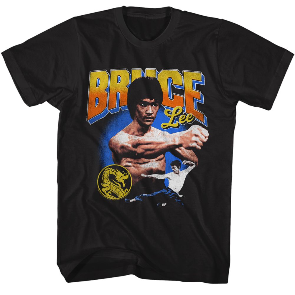 BRUCE LEE Glorious T-Shirt, Gradient Text