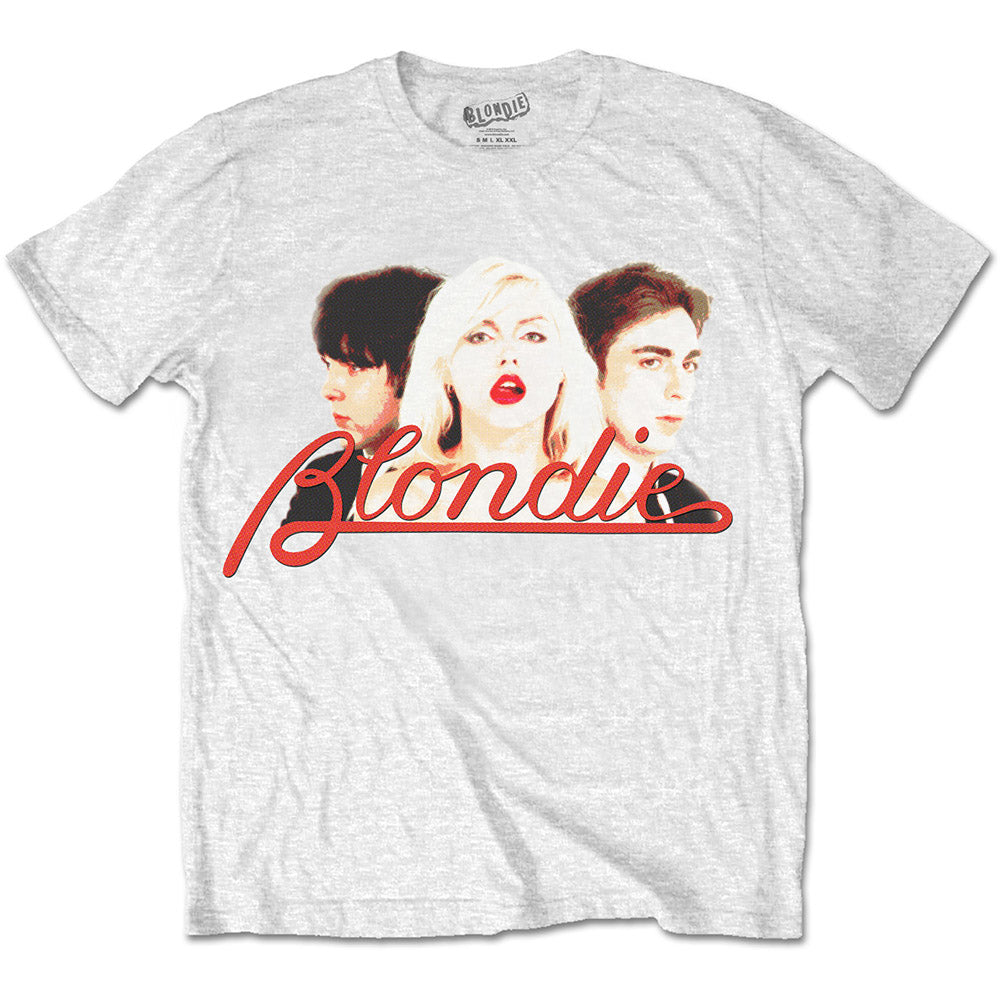 BLONDIE Attractive T-Shirt, P Lines Halftone