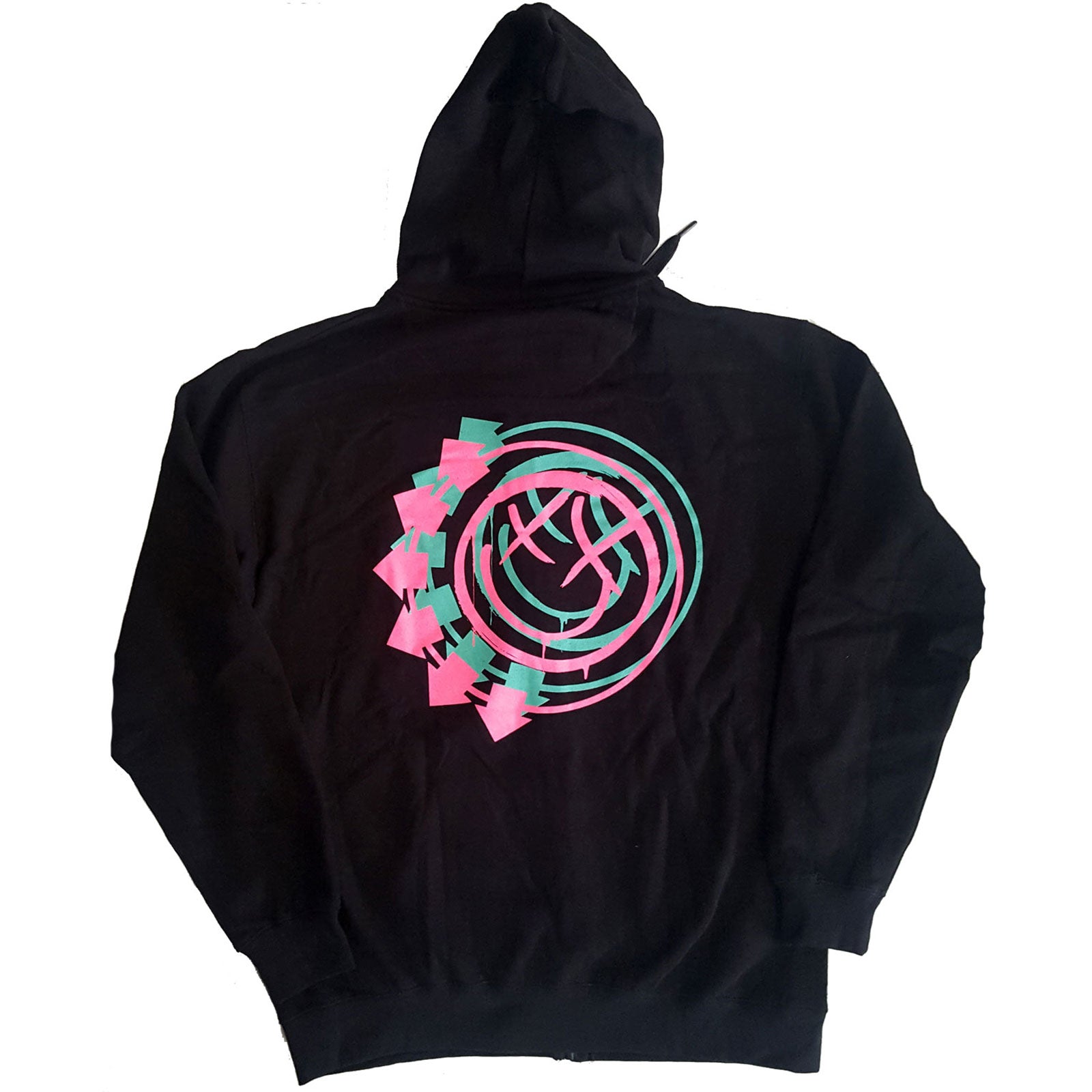 BLINK-182 Attractive Hoodie, Double Six Arrow Happy Face