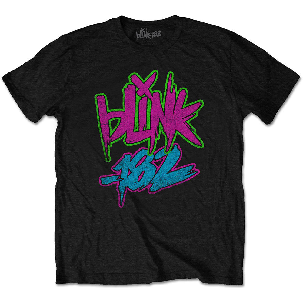 BLINK-182 Attractive T-Shirt, Neon Logo