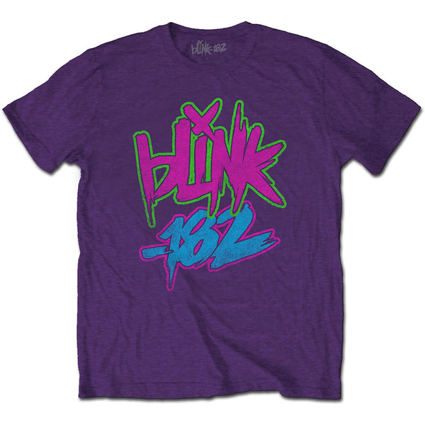 BLINK-182 Attractive T-Shirt, Neon Logo