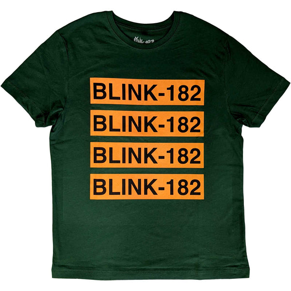 BLINK-182 Attractive T-Shirt, Logo Repeat