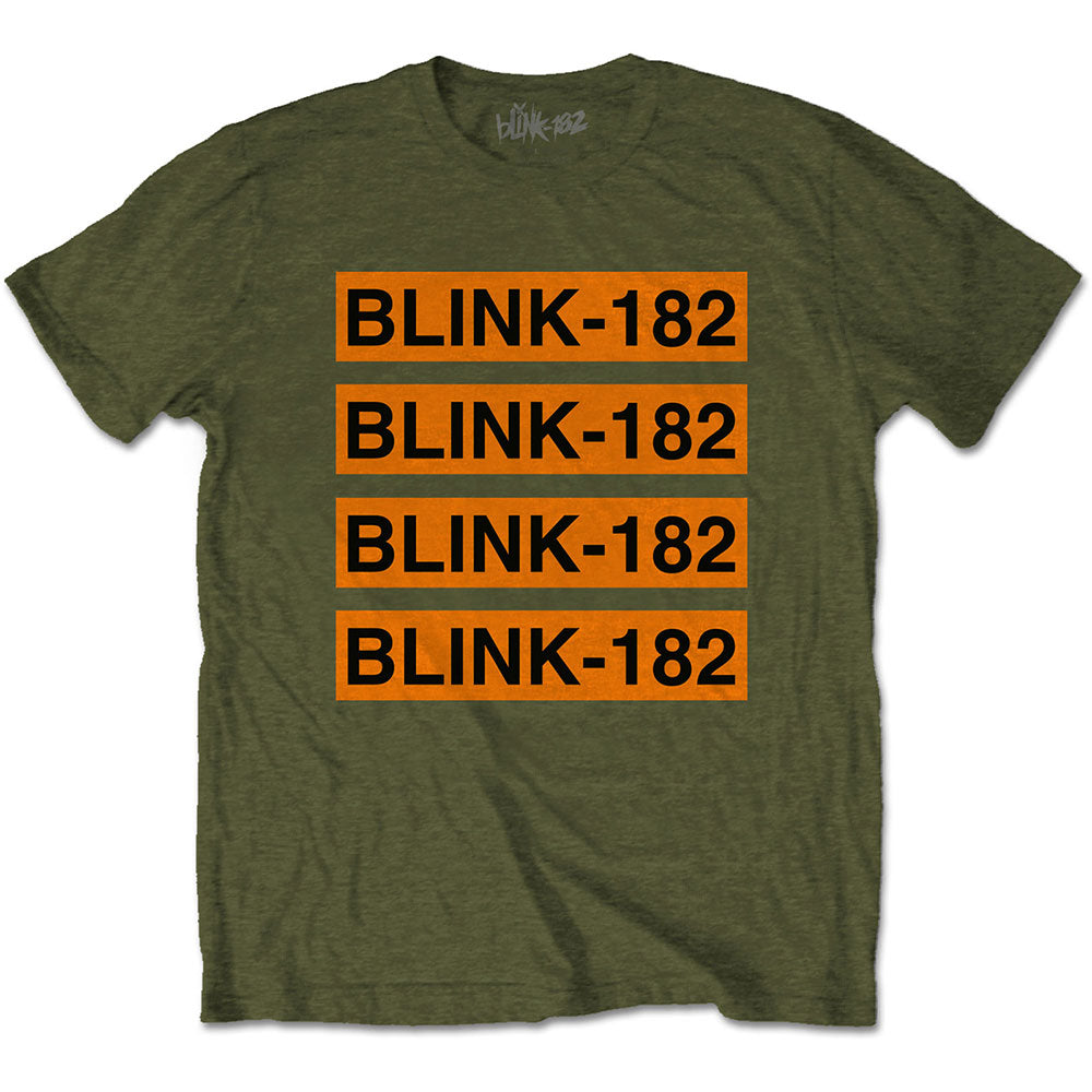 BLINK-182 Attractive T-Shirt, Log Repeat