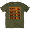 BLINK-182 Attractive T-Shirt, Log Repeat