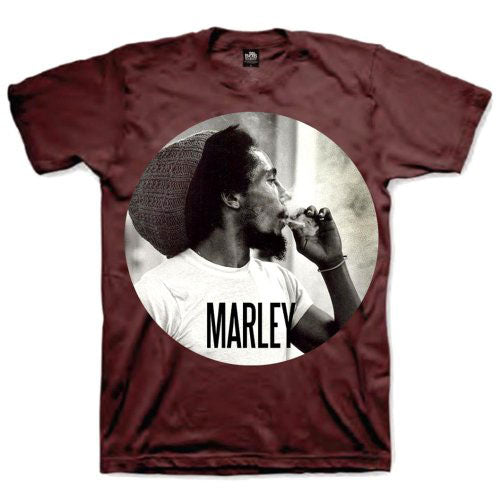BOB MARLEY Attractive T-Shirt, Smokin Circle