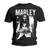 BOB MARLEY Attractive T-Shirt, Black & White