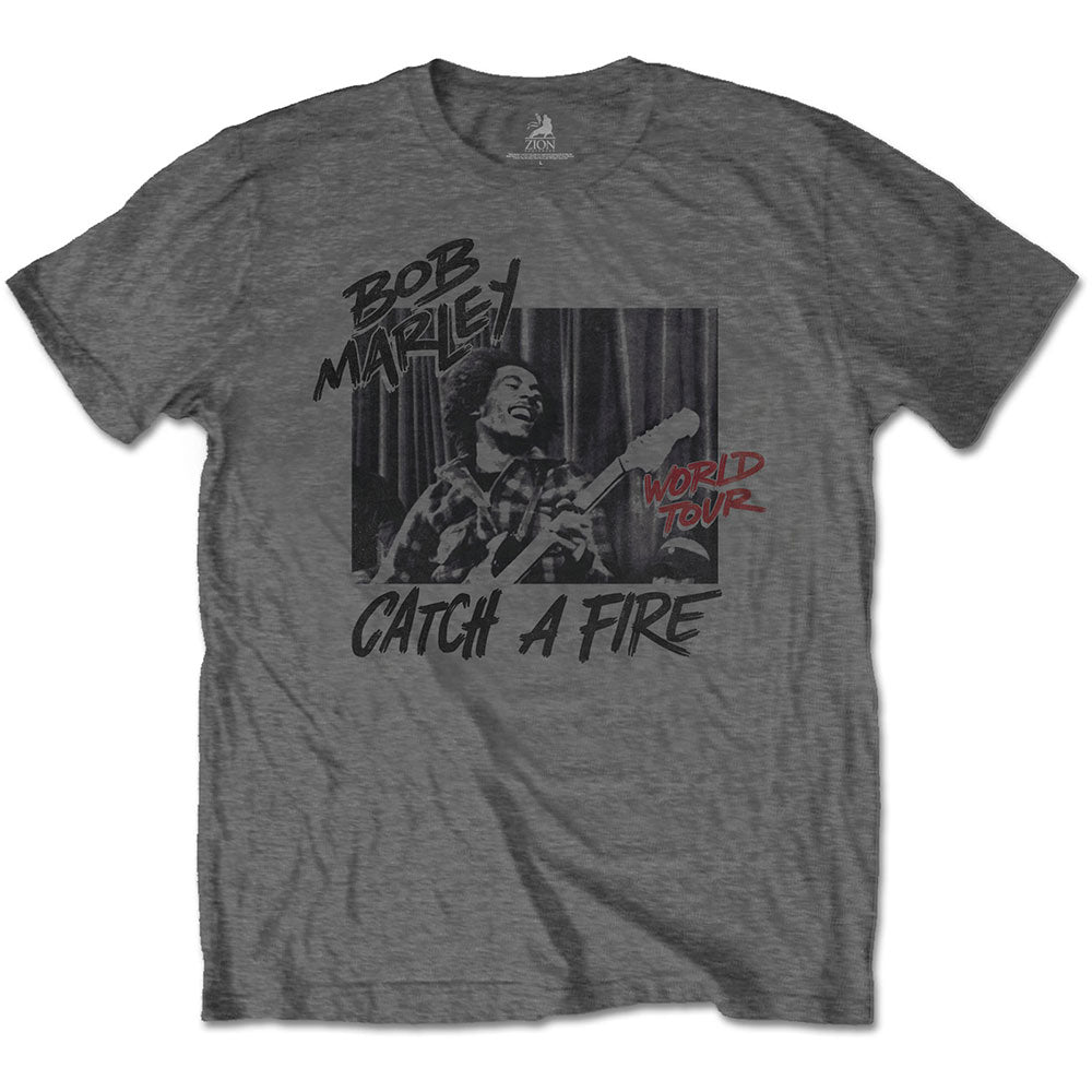 BOB MARLEY Attractive T-Shirt, Catch A Fire World Tour