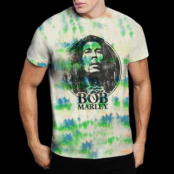 BOB MARLEY Attractive T-Shirt, Black & White Logo