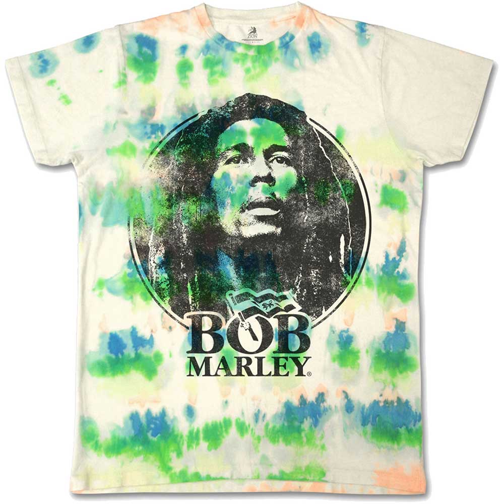 BOB MARLEY Attractive T-Shirt, Black & White Logo