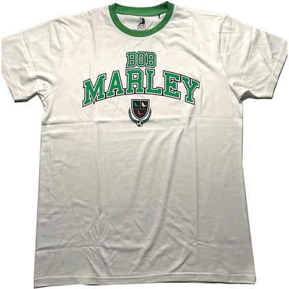 BOB MARLEY Attractive T-Shirt, Collegiate Crest