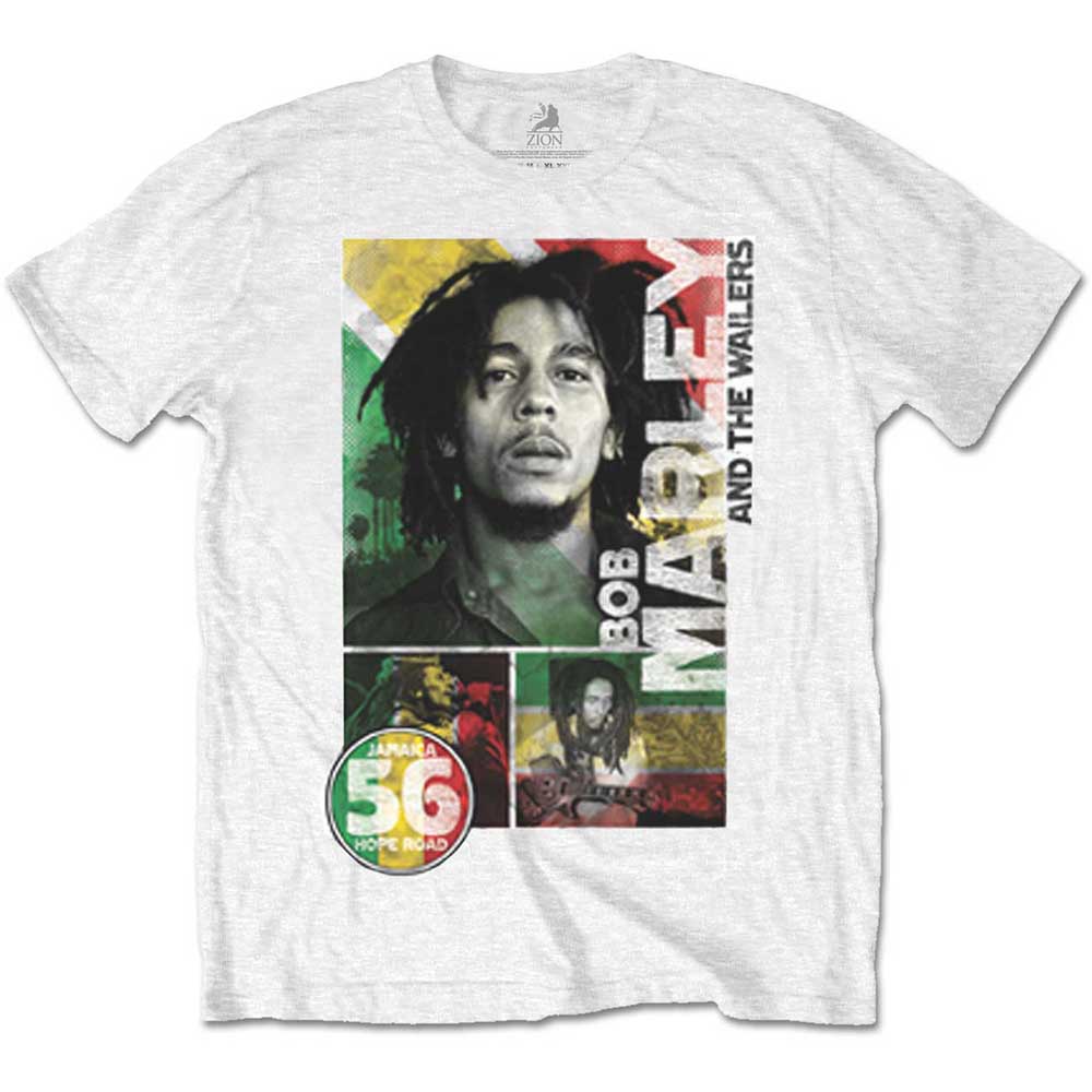 BOB MARLEY Attractive T-Shirt, 56 Hope Road Rasta