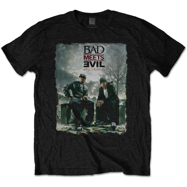 BAD MEETS EVIL Attractive T-Shirt, Burnt