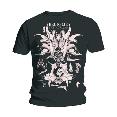 BRING ME THE HORIZON Attractive T-Shirt, Skull &amp; Bones