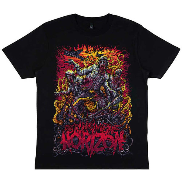 BRING ME THE HORIZON Attractive T-Shirt, Zombie Army