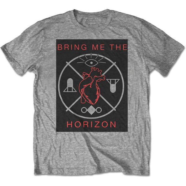 BRING ME THE HORIZON Attractive T-Shirt, Heart & Symbols