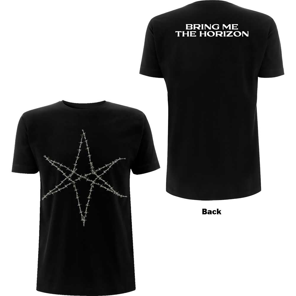 BRING ME THE HORIZON Attractive T-Shirt, Barbed Wire