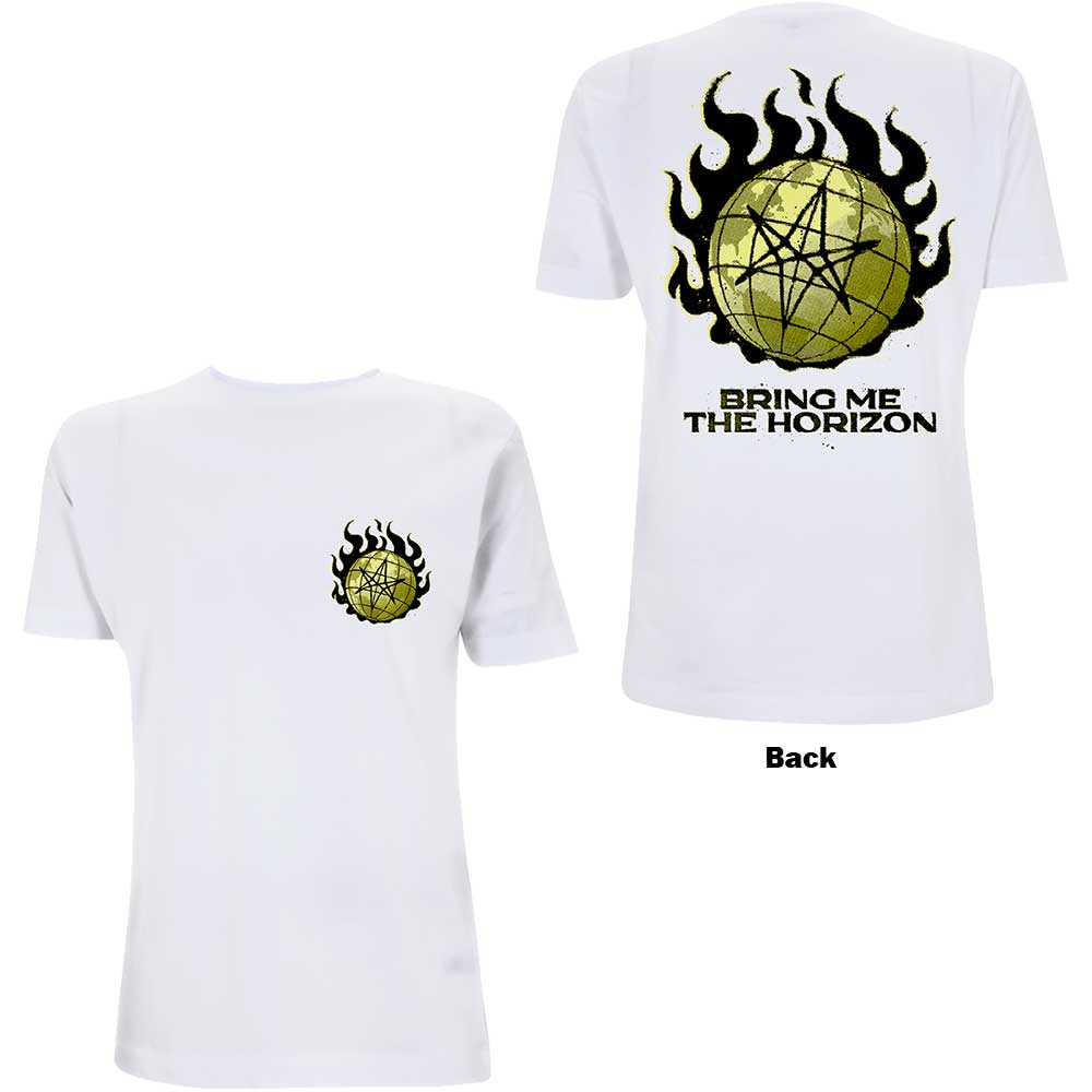 BRING ME THE HORIZON Attractive T-Shirt, Globe