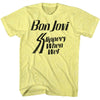 BON JOVI Eye-Catching T-Shirt, Slippery When