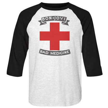 BON JOVI Eye-Catching Raglan, Bad Medicine