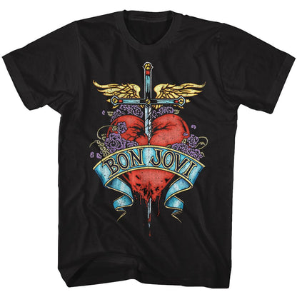 BON JOVI Eye-Catching T-Shirt, Heart