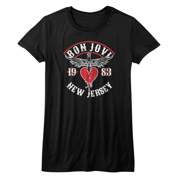 Women Exclusive BON JOVI Eye-Catching T-Shirt, NJ 83