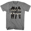 BON JOVI Eye-Catching T-Shirt, Livin On A Prayer